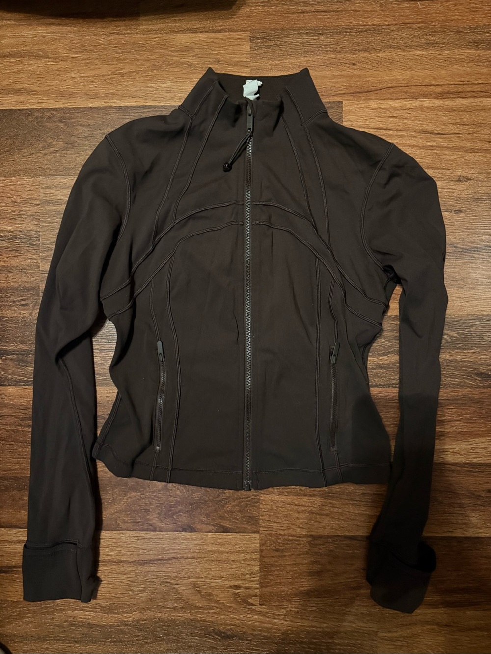lululemon athletica Dark Brown Full-Zip Bomber Jacket